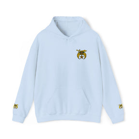 Daughters of Sphinx Hoodie - Soft Cotton Poly Blend Embroidered Front Design - Bricks Masons