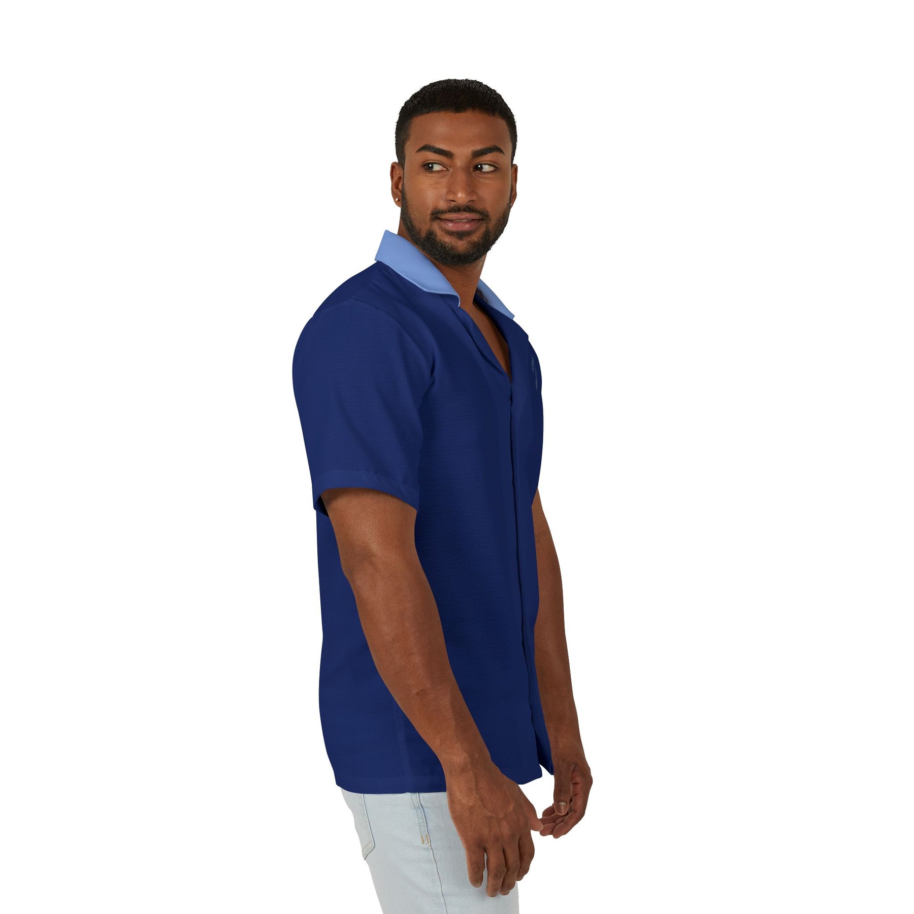 Men's Hawaiian Camp Shirt (AOP) - Bricks Masons