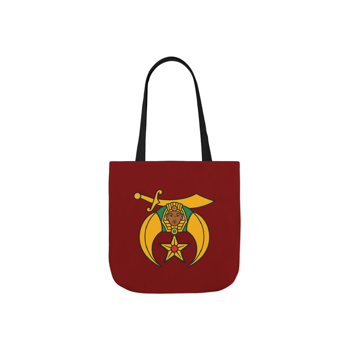 Daughters of Sphinx Tote Bag - Maroon Polyester - Bricks Masons
