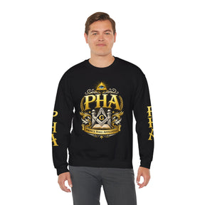 Master Mason Blue Lodge Sweatshirt - Prince Hall Affiliated Square & Compass G & Eye