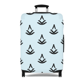 Past Master Blue Lodge Luggage Cover - Square & Compasses with Quadrant Emblem