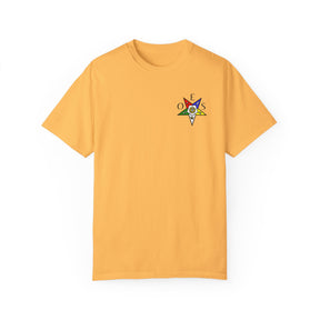 OES T-Shirt - Garment-Dyed Tee OES Star Various Colors - Bricks Masons