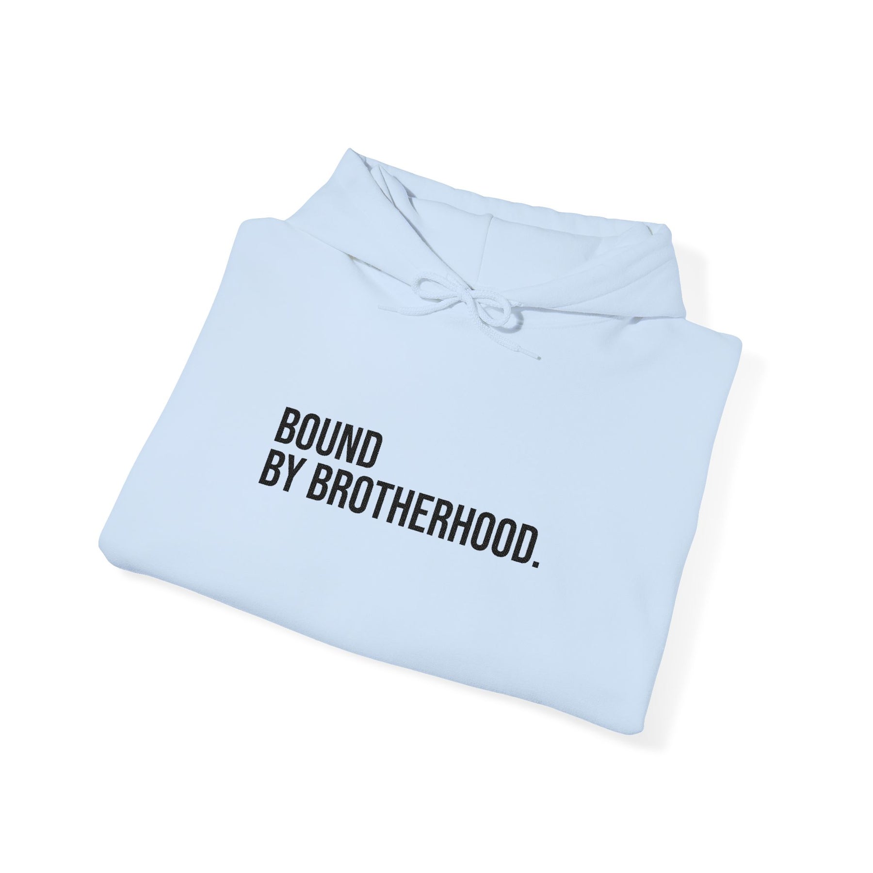 Master Mason Blue Lodge Sweatshirt - Bound By Brotherhood with Square & Compass G Embroidery - Bricks Masons