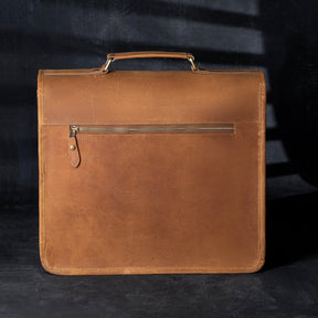 Widows Sons  Briefcase - Genuine Cow Leather - Bricks Masons