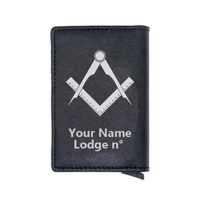 Master Mason Blue Lodge Wallet - Various Colors - Bricks Masons