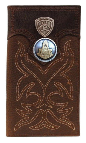 Past Master Blue Lodge Wallet - Digital Camo Long