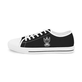 33rd Degree Scottish Rite Sneaker - Wings Up Low Top Black & White