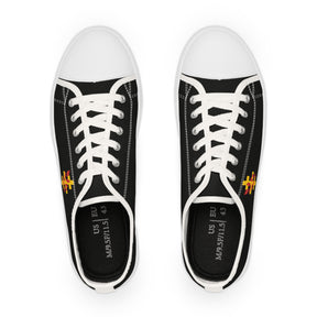 Red Branch of Eri Sneaker - Low Top Sneaker Black & White Gold Emblem Red Branch - Bricks Masons