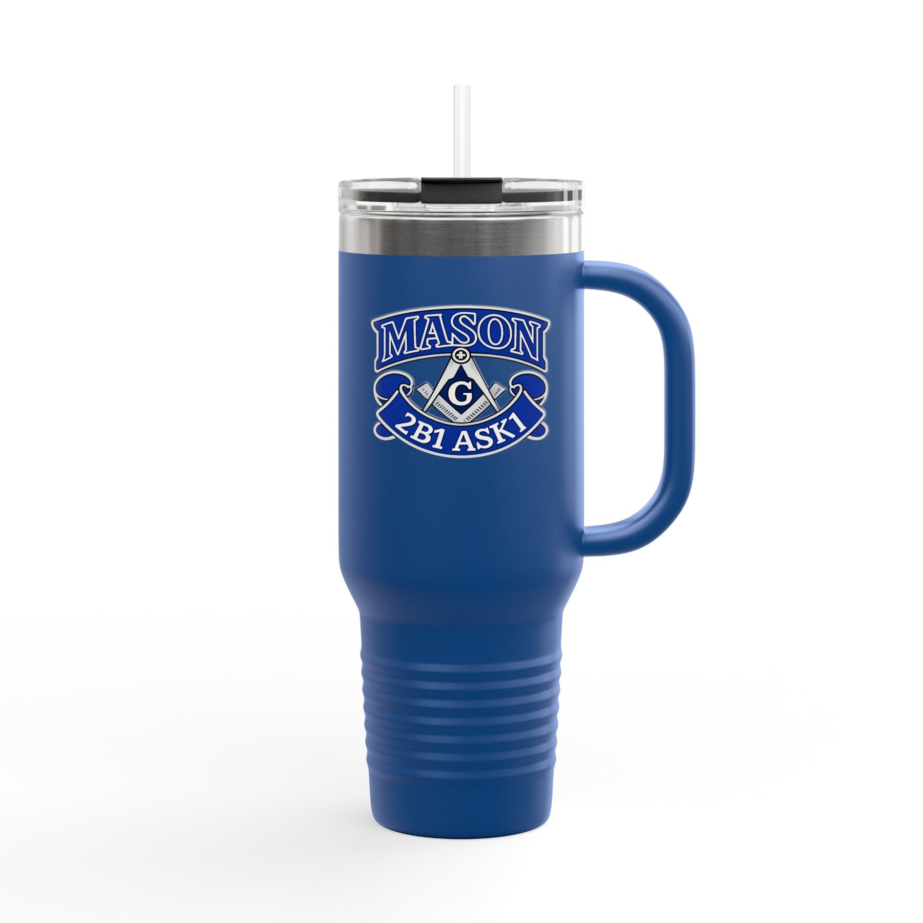 Master Mason Blue Lodge Ringneck Tumbler - 2B1 ASK1 with Square & Compass G