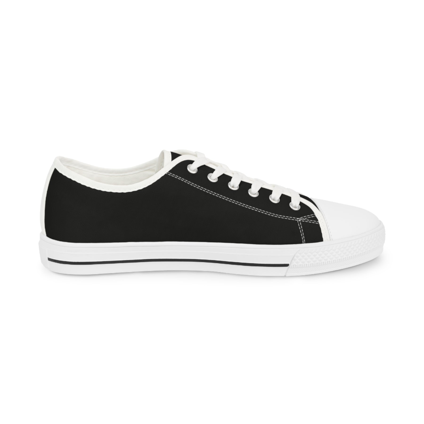 Allied Masonic Degrees Sneaker - Low Top Sneaker Black & White AMD White Emblem - Bricks Masons