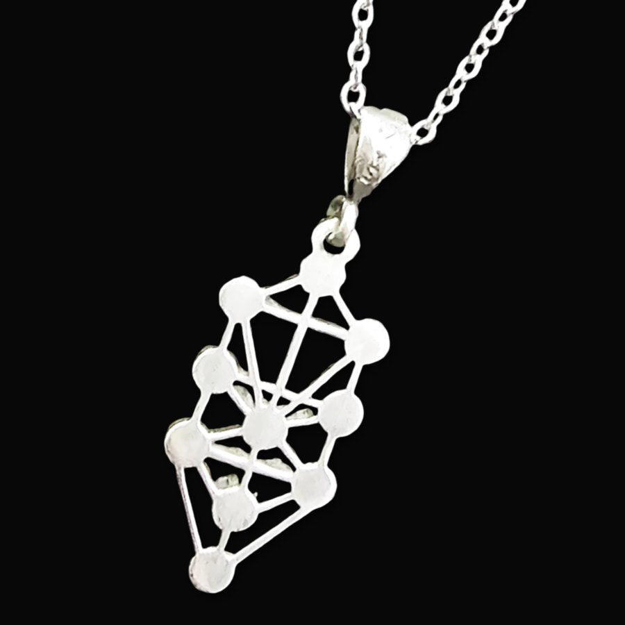 Kabbalah Tree of Life Pendant in Silver 3.5g 3.5cm Art 942 - Bricks Masons