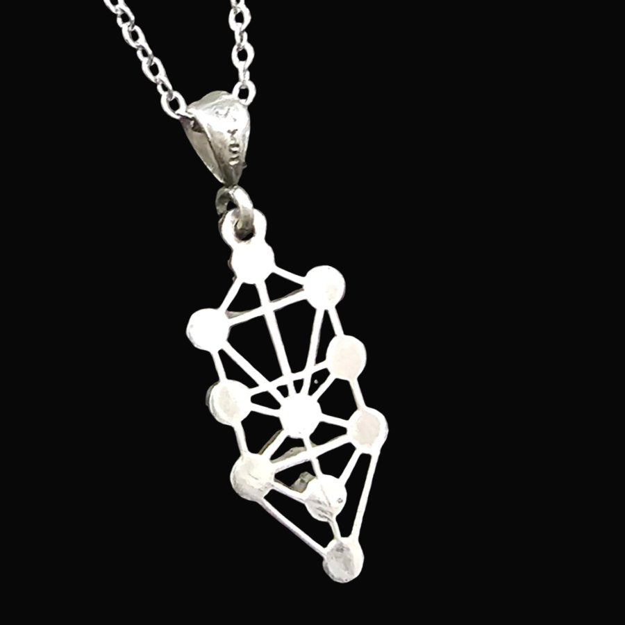 Kabbalah Tree of Life Pendant in Silver 3.5g 3.5cm Art 942 - Bricks Masons