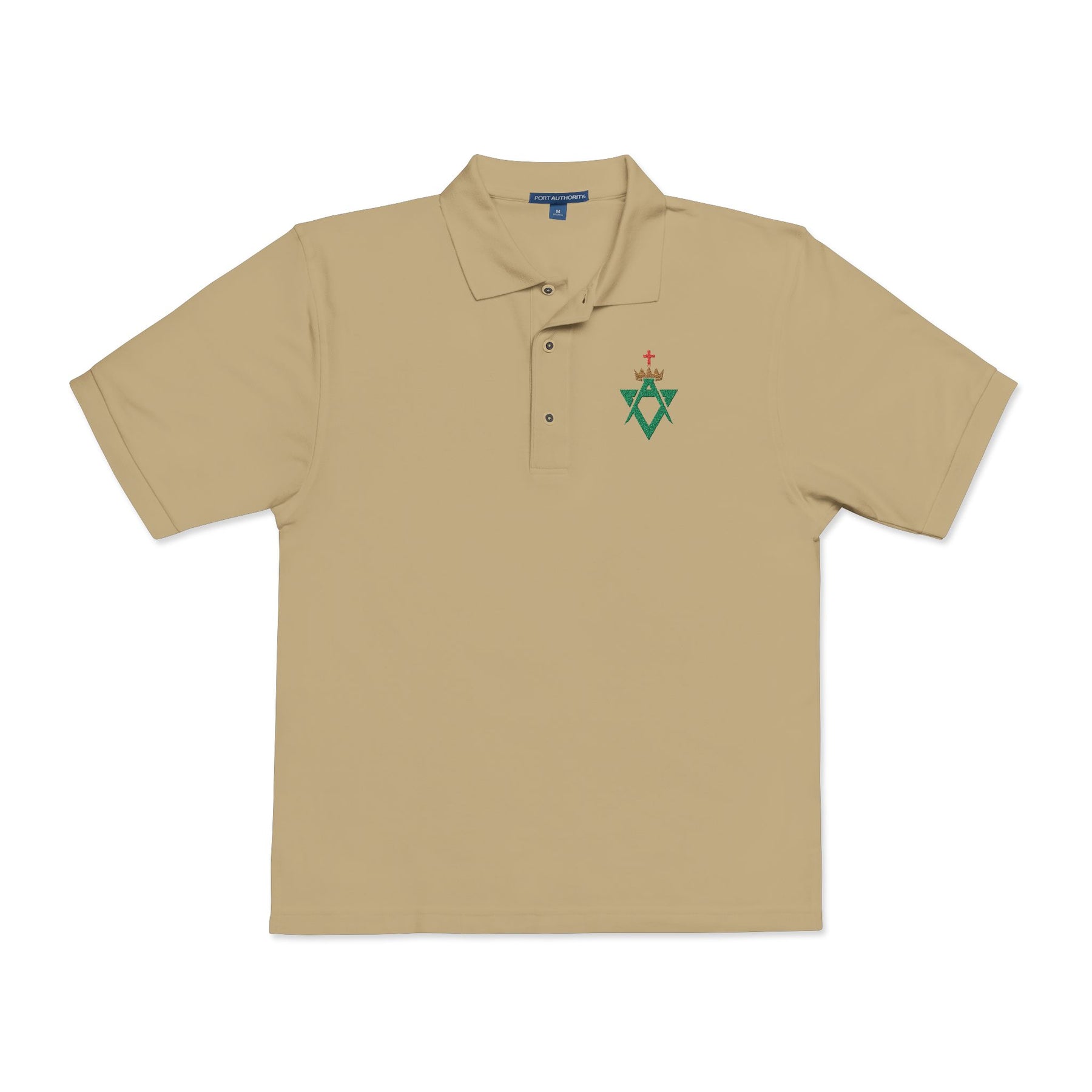 Allied Masonic Degrees Polo Shirt - Embroidered AMD Emblem Various Colors - Bricks Masons