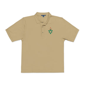 Allied Masonic Degrees Polo Shirt - Embroidered AMD Emblem Various Colors - Bricks Masons