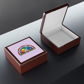 International Order of The Rainbow For Girls Jewelry Box - Classic Rainbow Emblem
