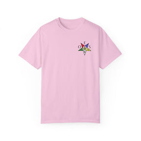 OES T-Shirt - Garment-Dyed Tee OES Star Various Colors - Bricks Masons
