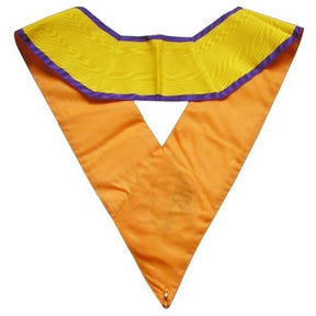 95th Degree Memphis Misraim Collar - Hand Embroidery - Bricks Masons