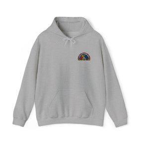 International Order of The Rainbow For Girls Hoodie - Soft Cotton Poly Blend Front Embroidery - Bricks Masons