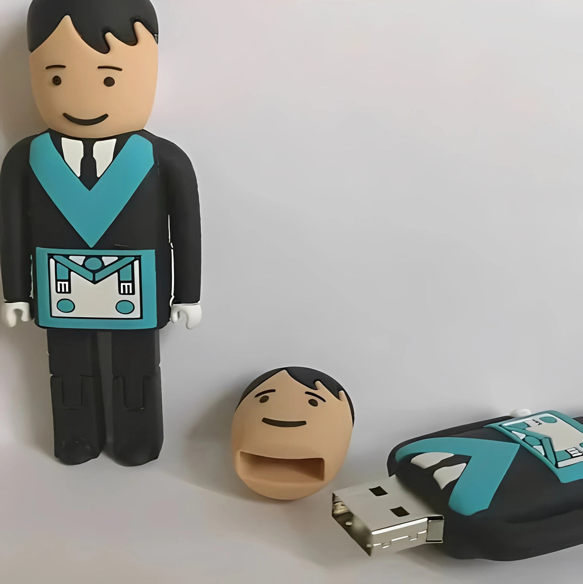 Master Mason Blue Lodge USB Flash Drives - Mason USB Stick 8GB - Bricks Masons