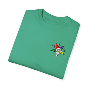 OES T-Shirt - Garment-Dyed Tee OES Star Various Colors - Bricks Masons