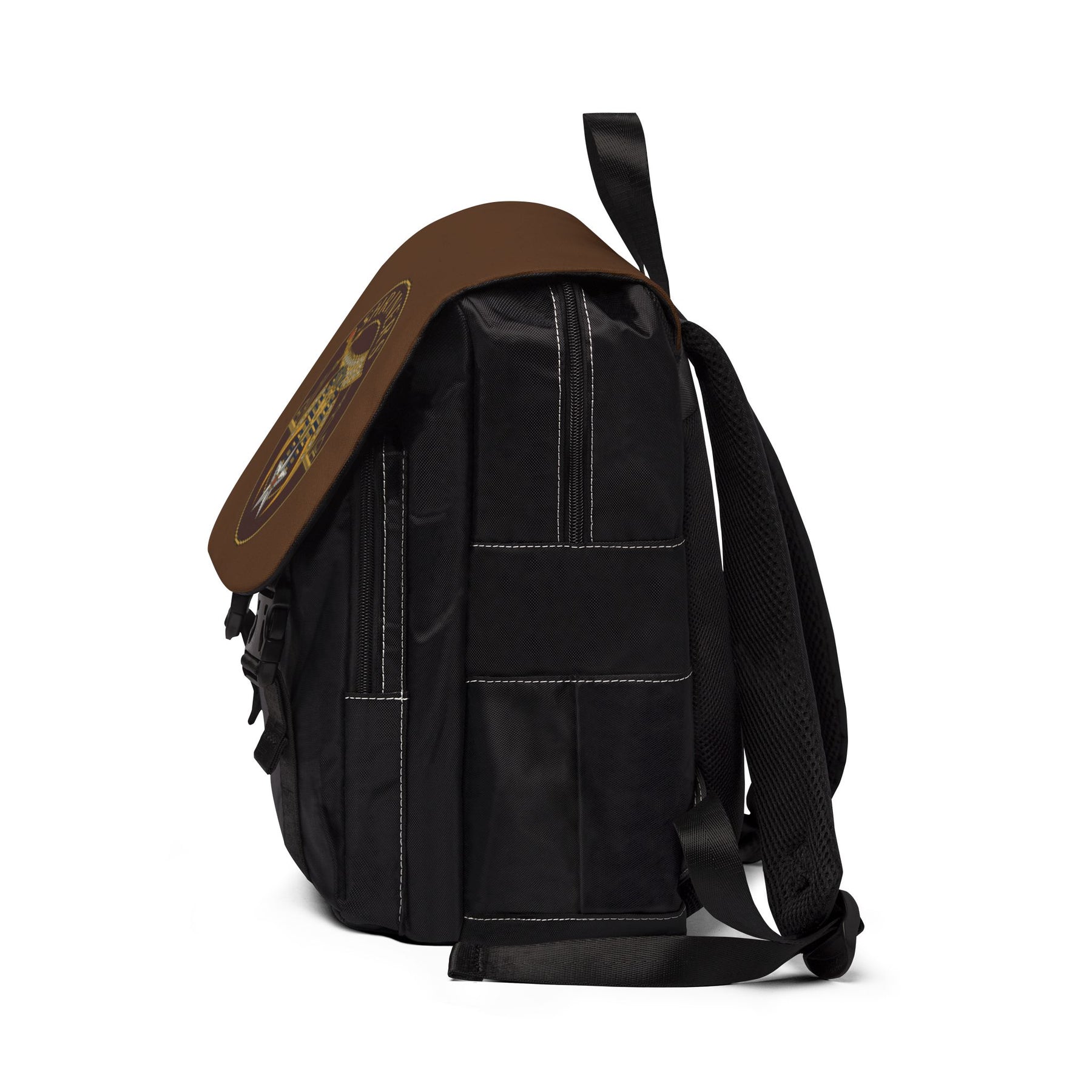 Shriners Backpack - Brown With Multiple Compartments - Bricks Masons
