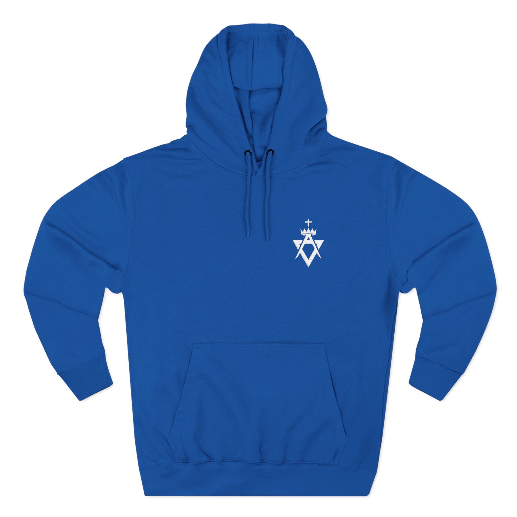 Allied Masonic Degrees Hoodie - Three-Panel Fleece Front Embroidery Design - Bricks Masons