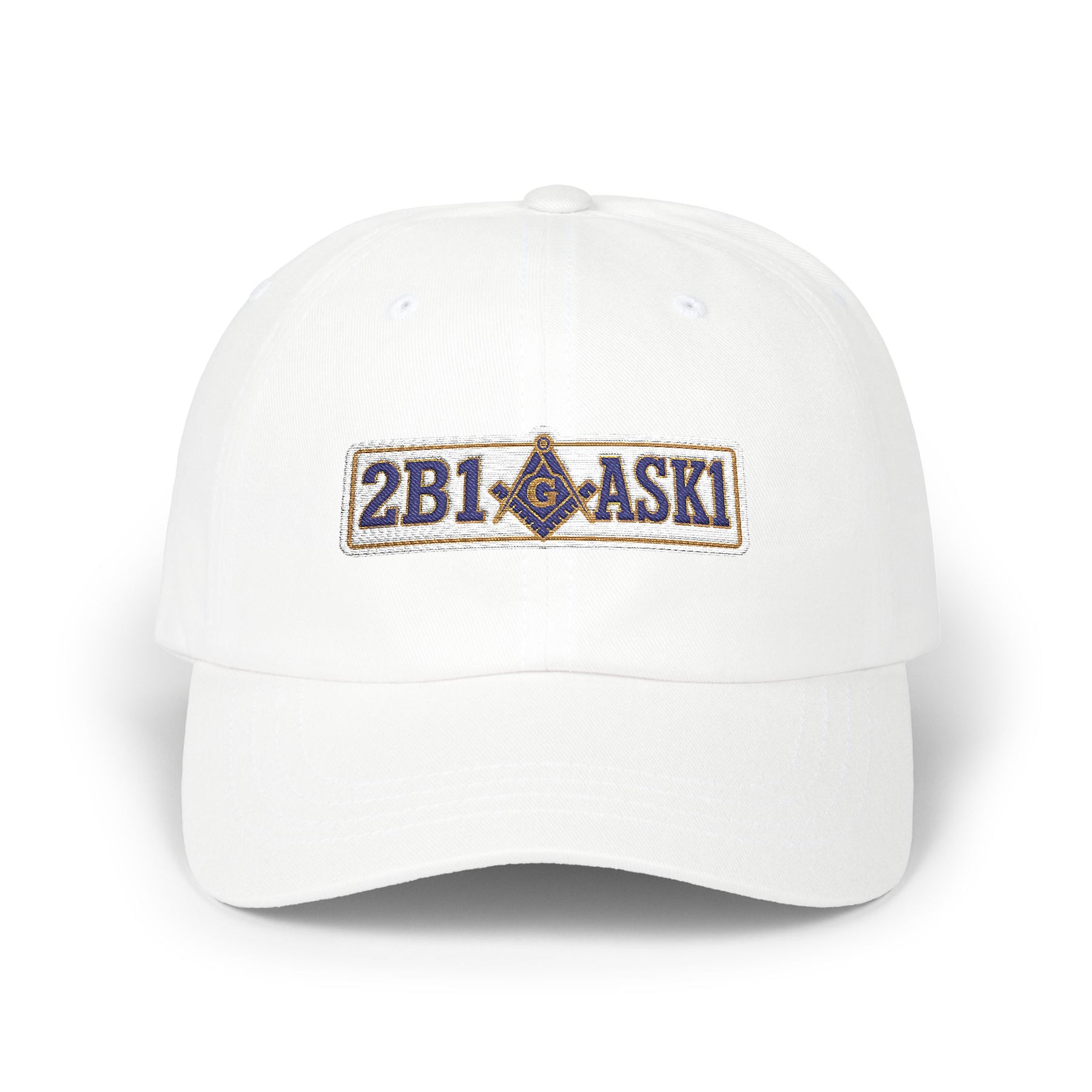 Master Mason Blue Lodge Baseball Cap - Cotton Various Colors 2B1 ASK1 - Bricks Masons