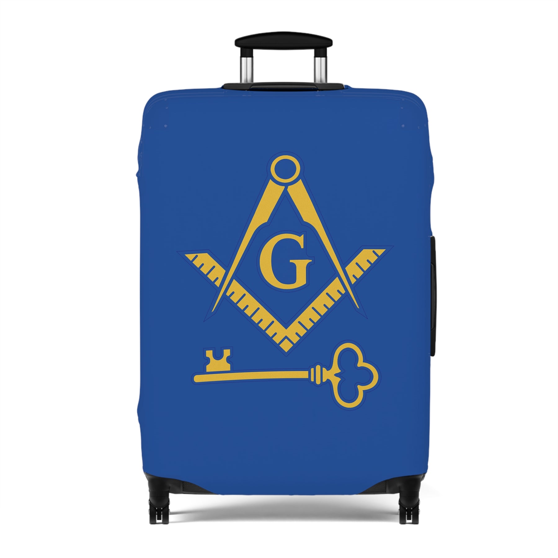 International Masons Luggage Cover - Square & Compass G with Key Emblem