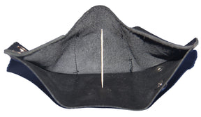 Widows Sons Wallet - Genuine Leather Biker's Black Leather Tri-fold Wallet - Made In USA