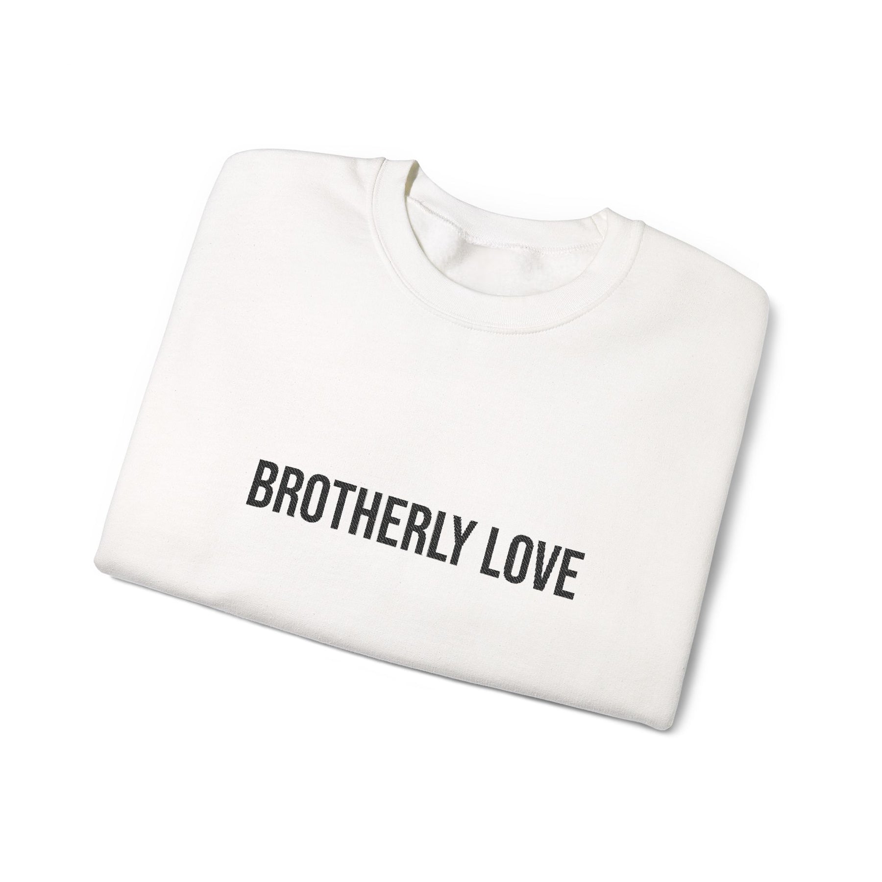 Master Mason Blue Lodge Sweatshirt - Brotherly Love Front & Sleeves Embroidery - Bricks Masons