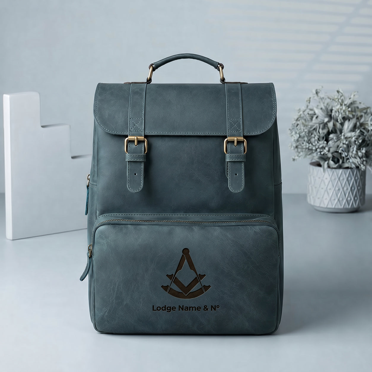 Past Master Blue Lodge Backpack - Premium Crazy Horse Leather Various Colors