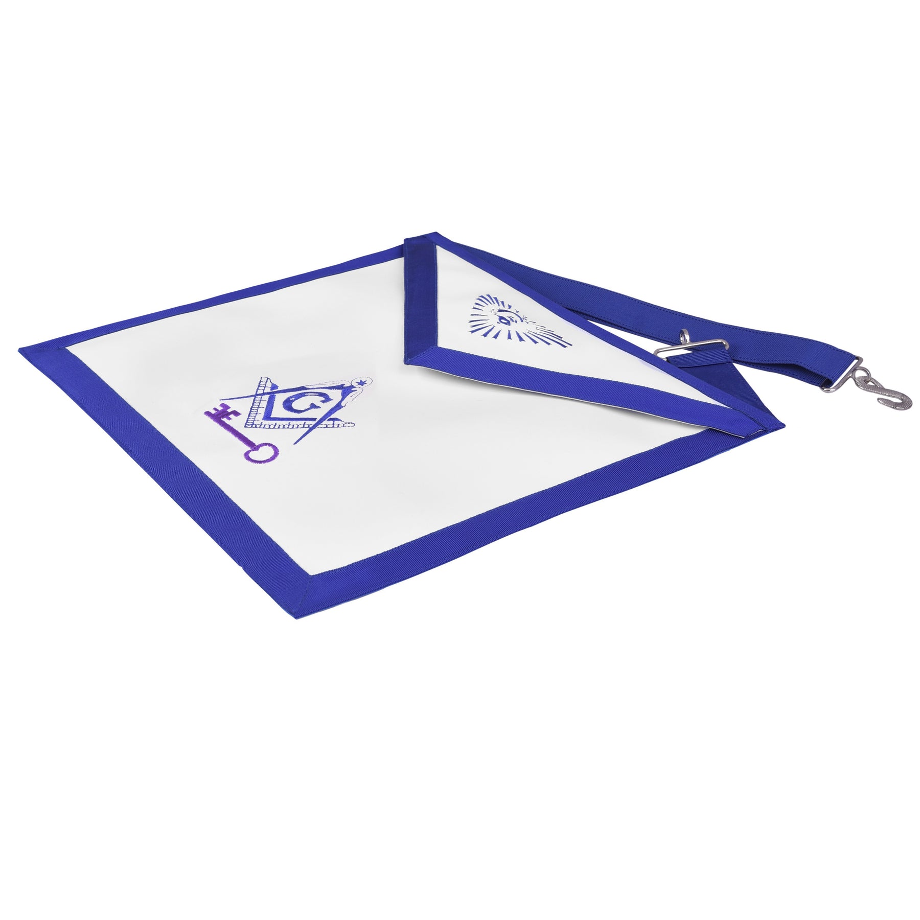 International Masons Apron - Royal Blue Ribbon