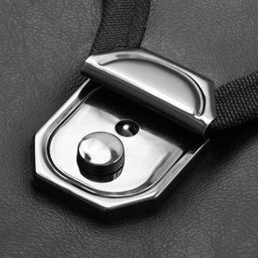 Grand Master Blue Lodge Apron Case - Personalized Black Imitation Leather MM, WM, Provincial - Bricks Masons