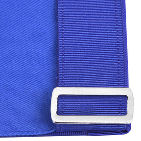 Junior Warden Blue Lodge Officer Apron - Royal Blue Borders