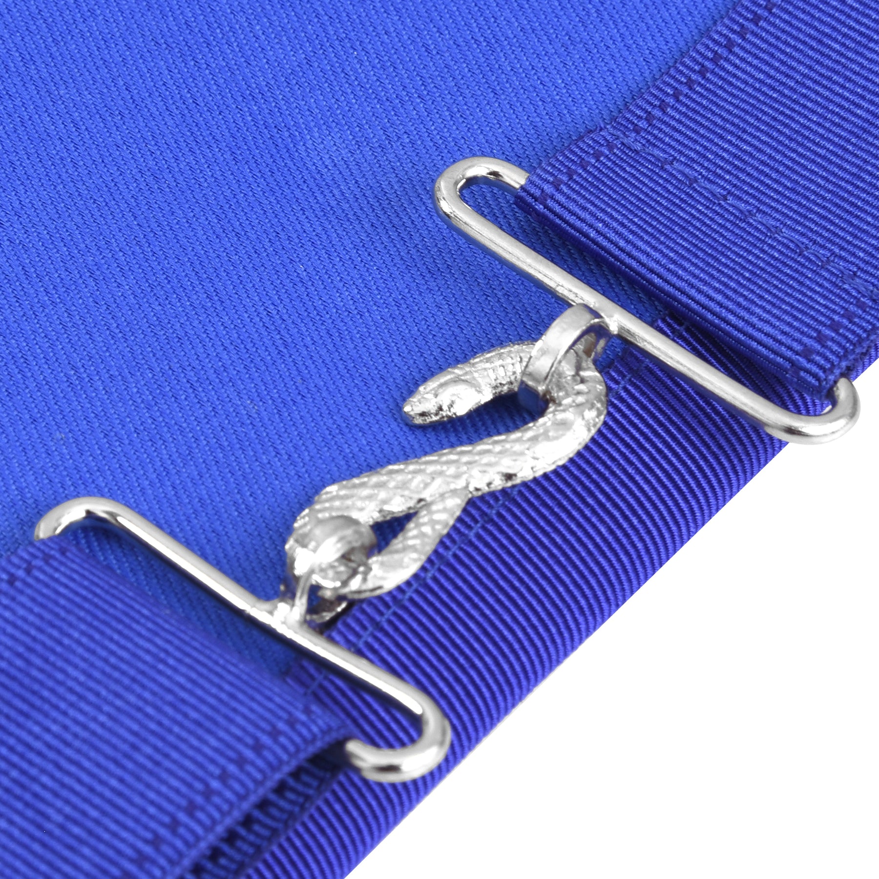 Senior Warden Blue Lodge Officer Apron - Royal Blue With Waist Belt