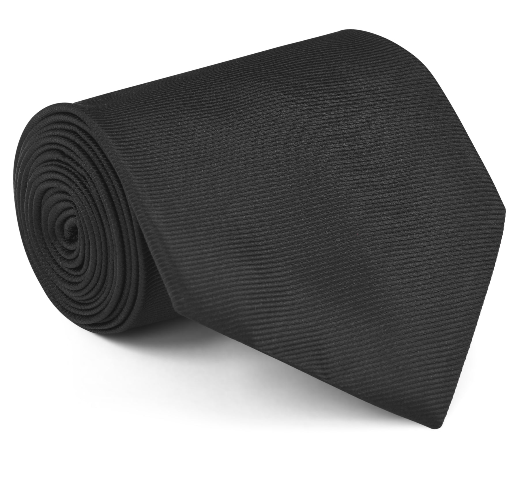 Royal & Select Masters Necktie - Black with Hand Threaded Silk Embroidered Emblem - Bricks Masons