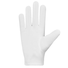 Master Mason Blue Lodge Gloves - Blue & Gold Square and Compass G White Cotton - Bricks Masons