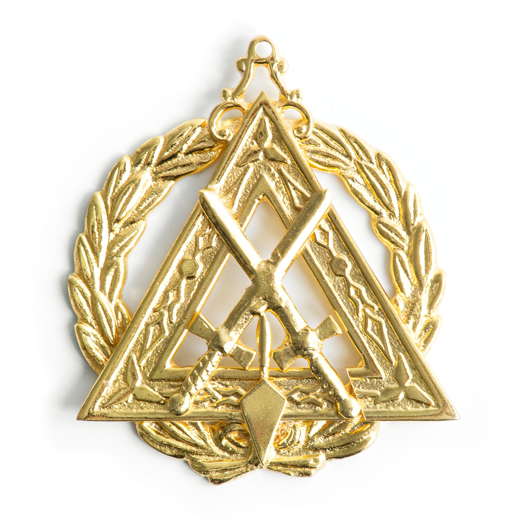 Grand Sentinel Royal & Select Masters Officer Collar Jewel - Gold Plated - Bricks Masons
