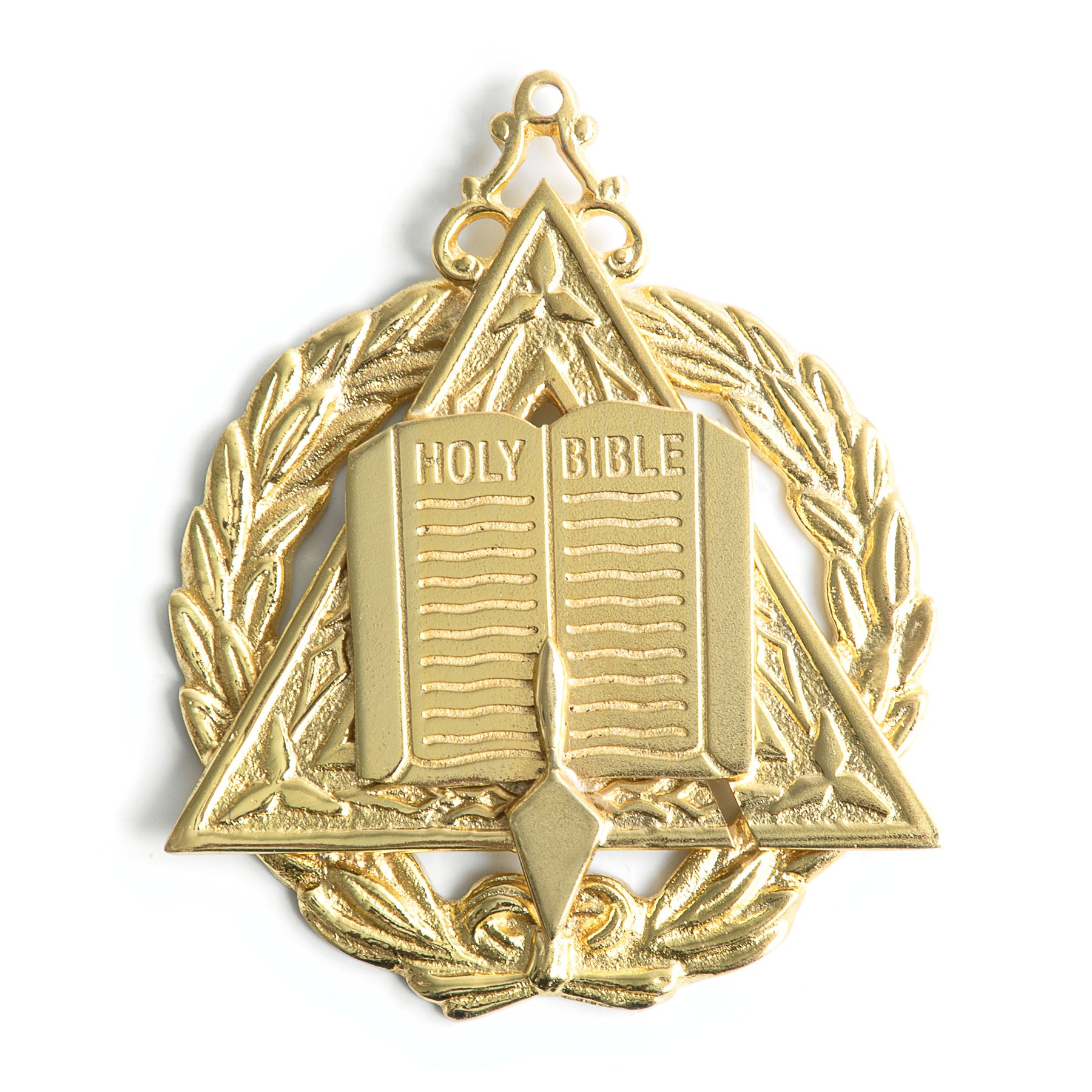 Grand Chaplain Royal & Select Masters Officer Collar Jewel - Gold Plated - Bricks Masons
