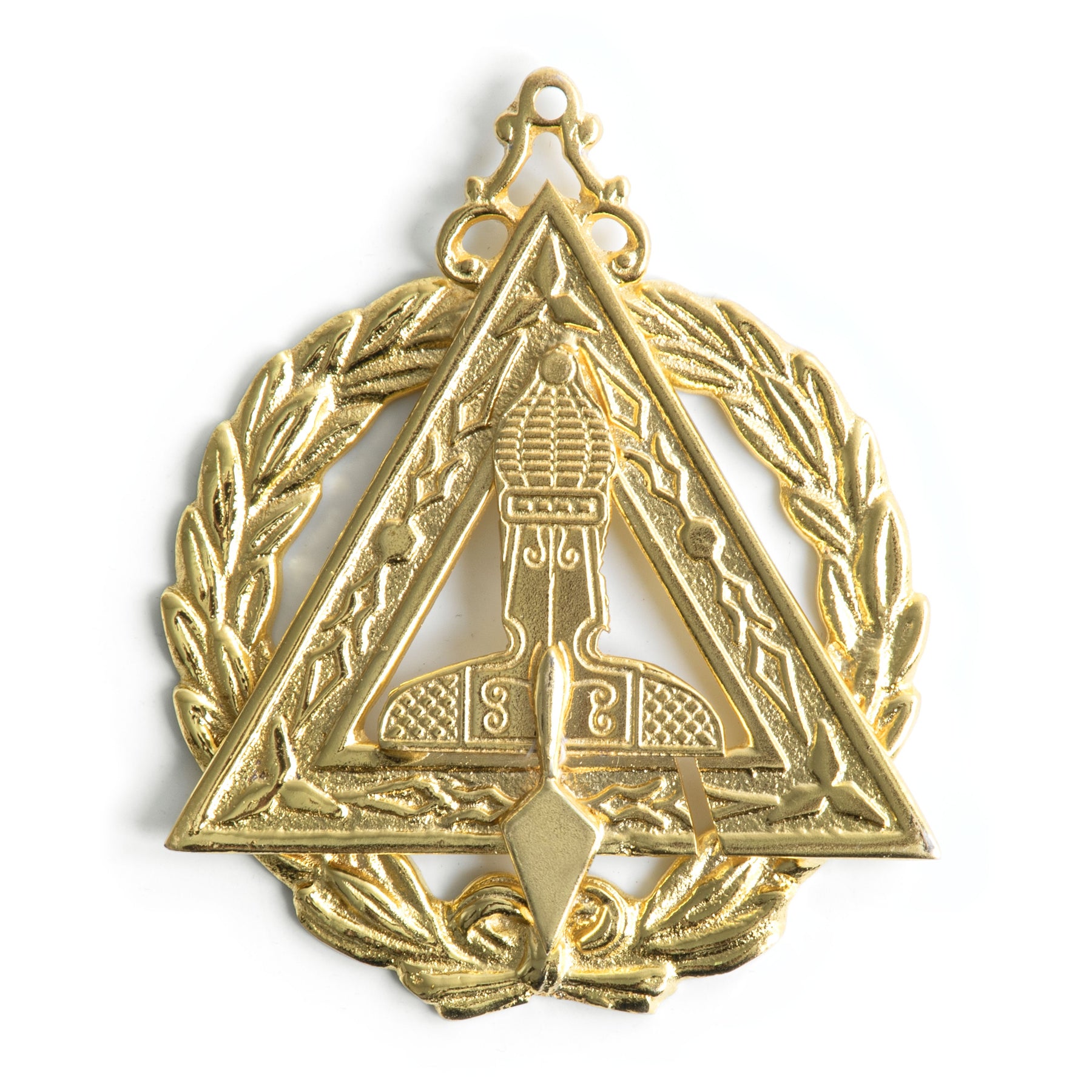 Grand Deputy Master Royal & Select Masters Officer Collar Jewel - Gold Plated - Bricks Masons