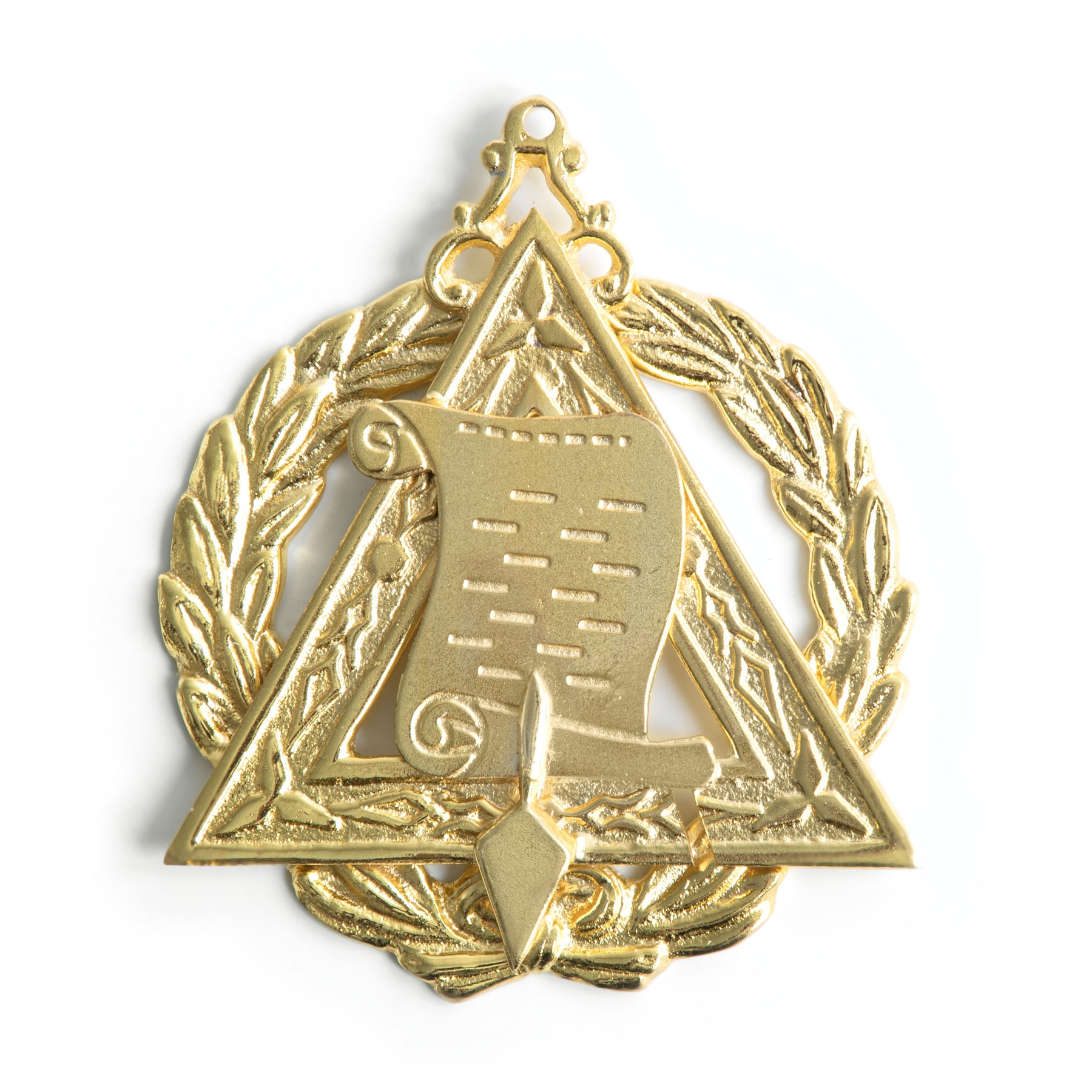 Grand Orator Royal & Select Masters Officer Collar Jewel - Gold Plated - Bricks Masons