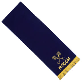 Treasurer Blue Lodge Banner - Dark Blue - Bricks Masons