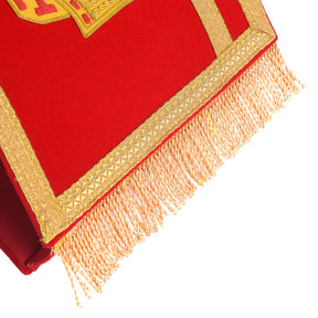 High Priest Royal Arch Chapter Cuff - Red Velvet With Gold Fringe - Bricks Masons