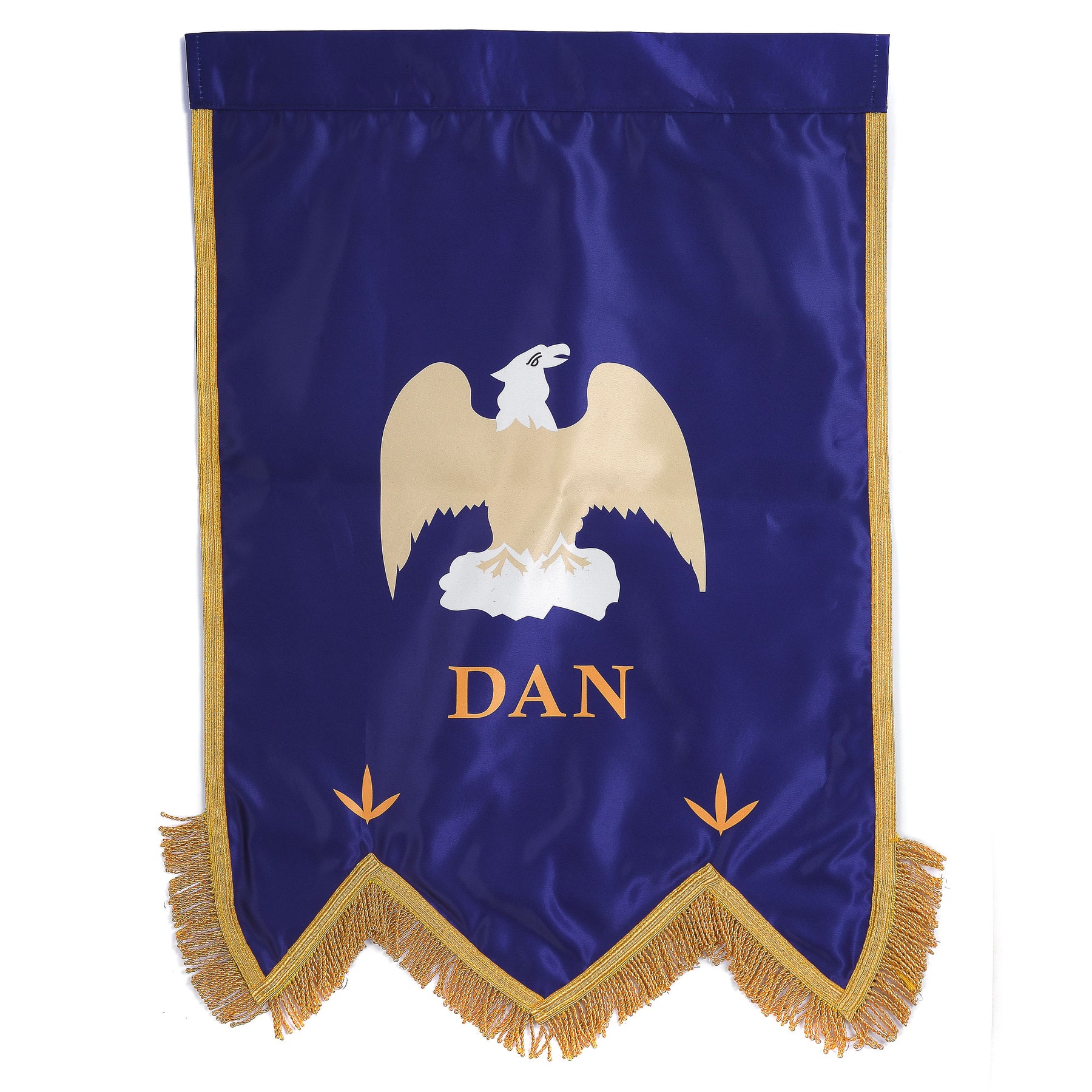 Dan Royal Arch Chapter Banner - Printed With Gold Braid & Fringe - Bricks Masons