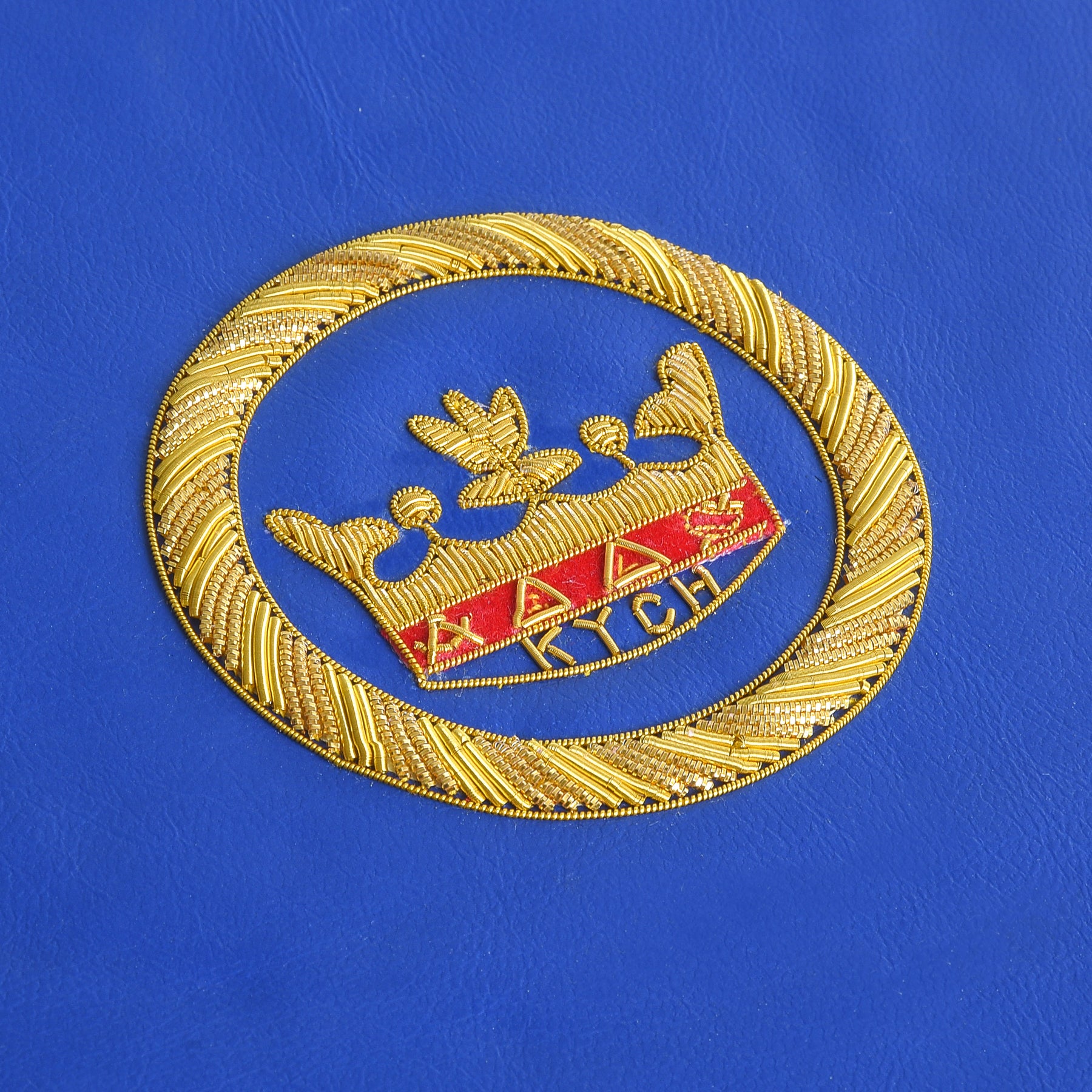 Knights of the York Cross of Honour Crown Cap Case - Blue - Bricks Masons