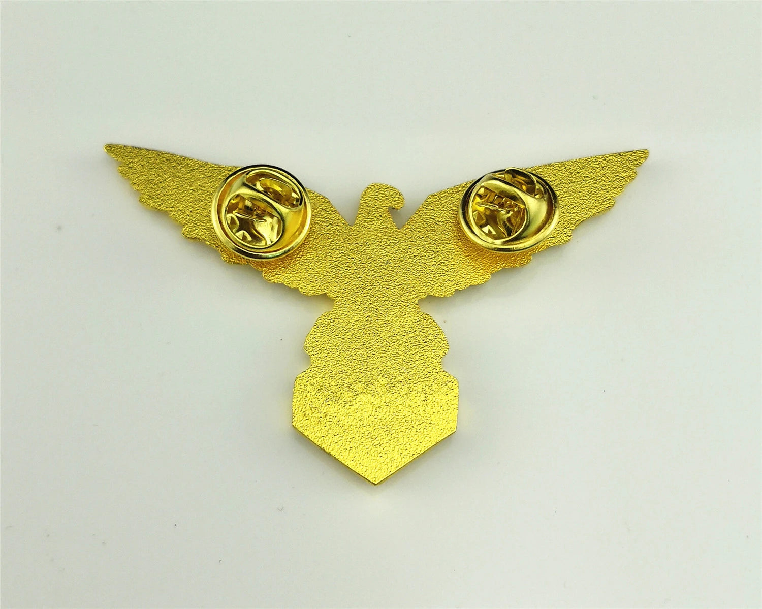 Master Mason Blue Lodge Brooch - Gold Plated Eagle Shape - Bricks Masons