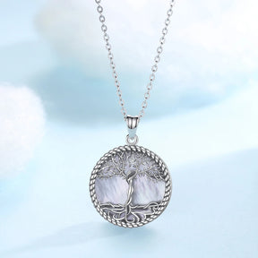 Ancient Israe Necklace - 925 Sterling Silver Tree of Life Pendant - Bricks Masons