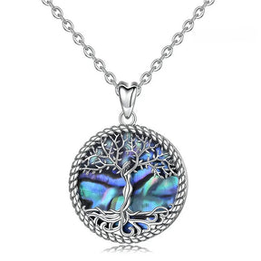 Ancient Israe Necklace - 925 Sterling Silver Tree of Life Pendant - Bricks Masons