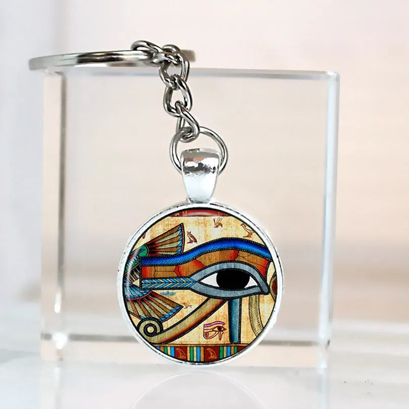 Ancient Egypt Keychain - Eye of Horus Stainless Steel