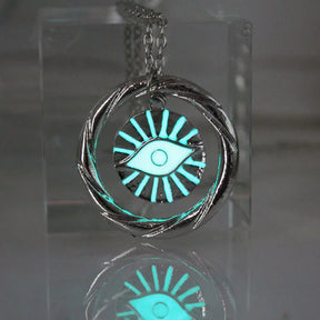 Eye Of Providence Necklace - Glowing Eye Stainless Steel